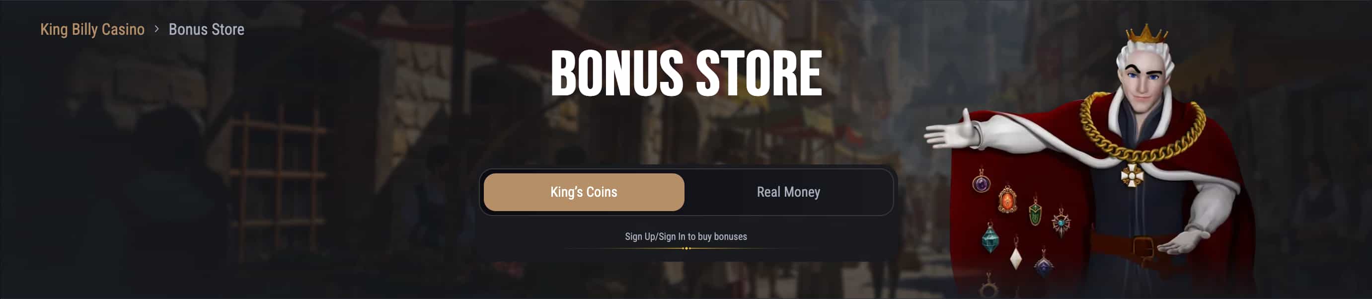 King Billy Casino Mobile